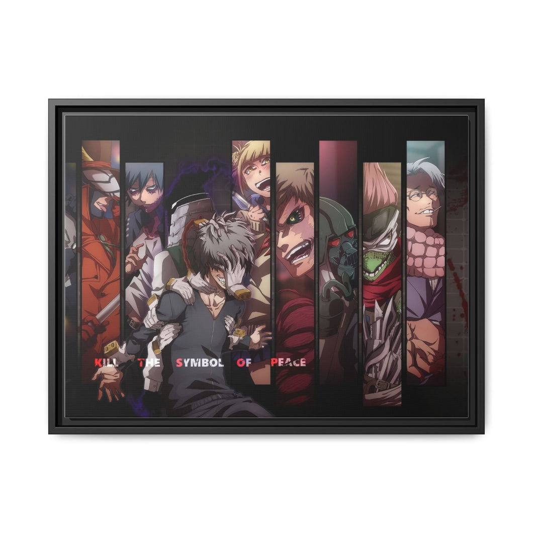 My Hero Academia Tomura Shigaraki Canvas Framed Art Print