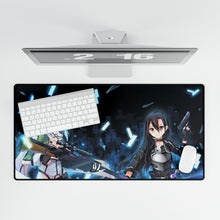 Load image into Gallery viewer, Kirito and Sinon Mouse Pad (Desk Mat)
