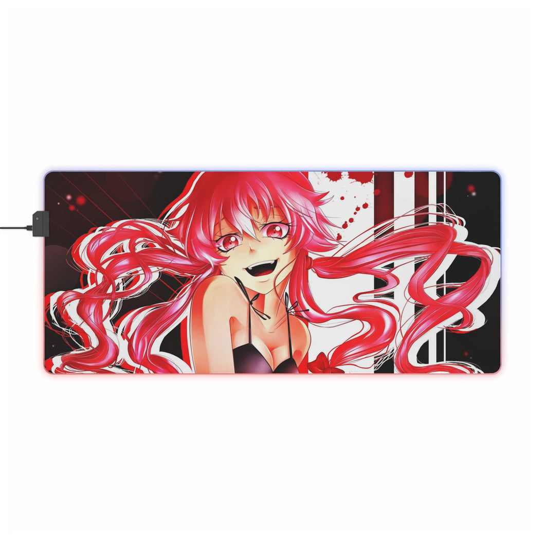 Gasai Yuno RGB LED Mouse Pad (Desk Mat)