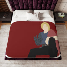 Load image into Gallery viewer, Edward Elric Sherpa Blanket
