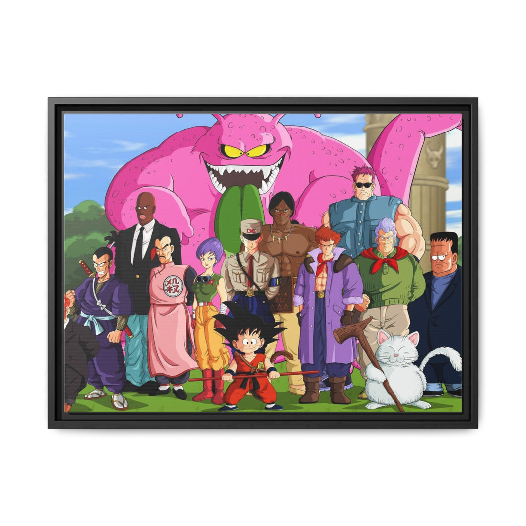 Anime Dragon Ball Canvas Framed Art Print