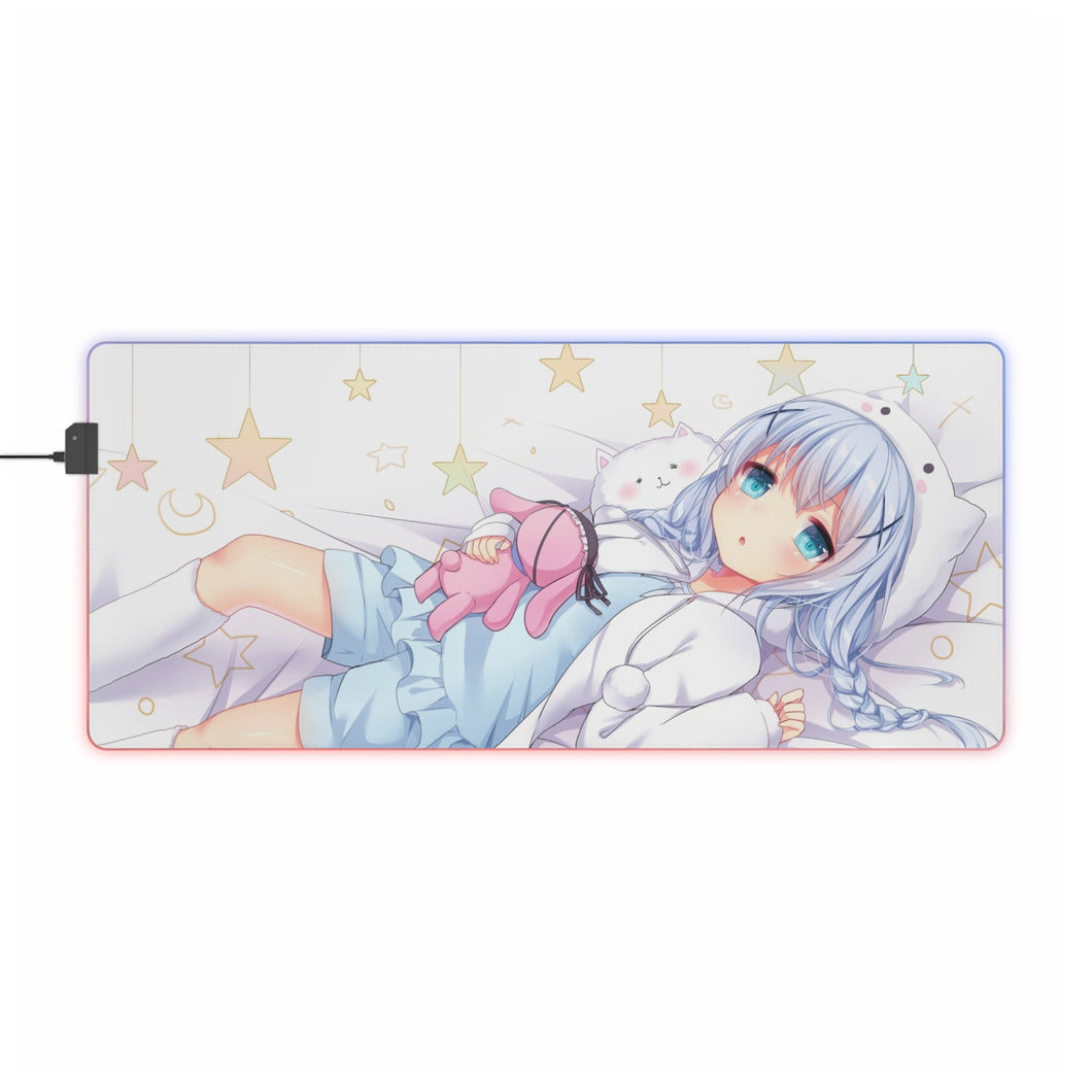 Is The Order A Rabbit? RGB LED Mouse Pad (Desk Mat)