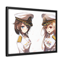 Load image into Gallery viewer, Anime Kantai Collection Canvas Framed Art Print

