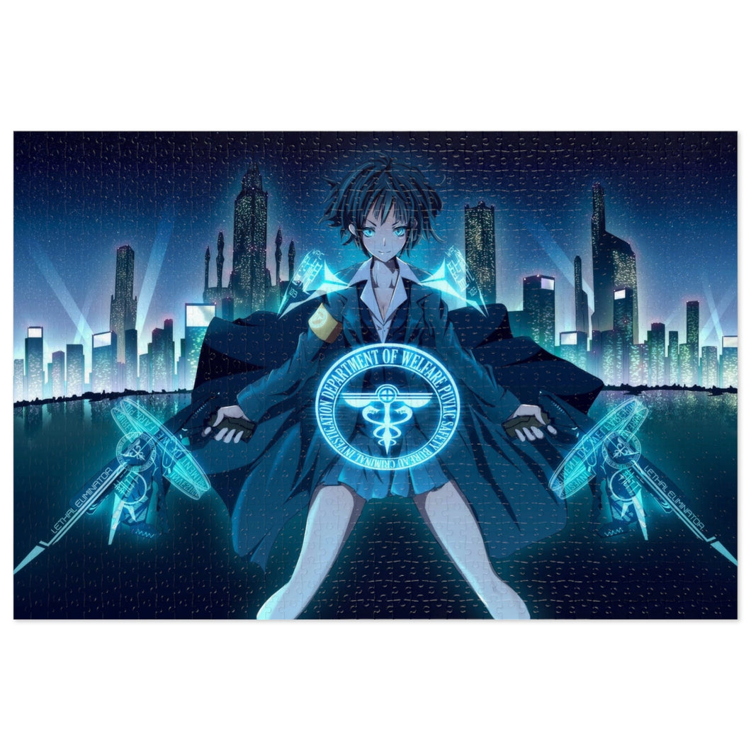 Akane Tsunemori with The dominators Jigsaw Puzzle