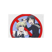 Load image into Gallery viewer, Durarara!! Izaya Orihara, Shizuo Heiwajima Rug
