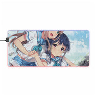 Sound! Euphonium Mizore Yoroizuka, Yuuko Yoshikawa RGB LED Mouse Pad (Desk Mat)