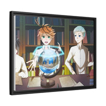 Load image into Gallery viewer, The Promised Neverland Ray, Norman, Emma Canvas Framed Art Print
