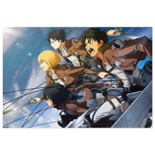 Load image into Gallery viewer, Eren,Mikasa,Armin and Levi Jigsaw Puzzle
