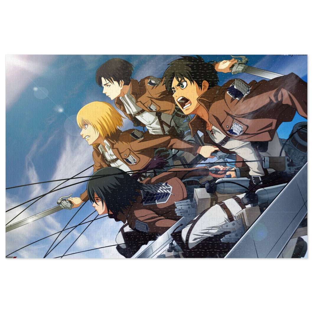 Eren,Mikasa,Armin and Levi Jigsaw Puzzle