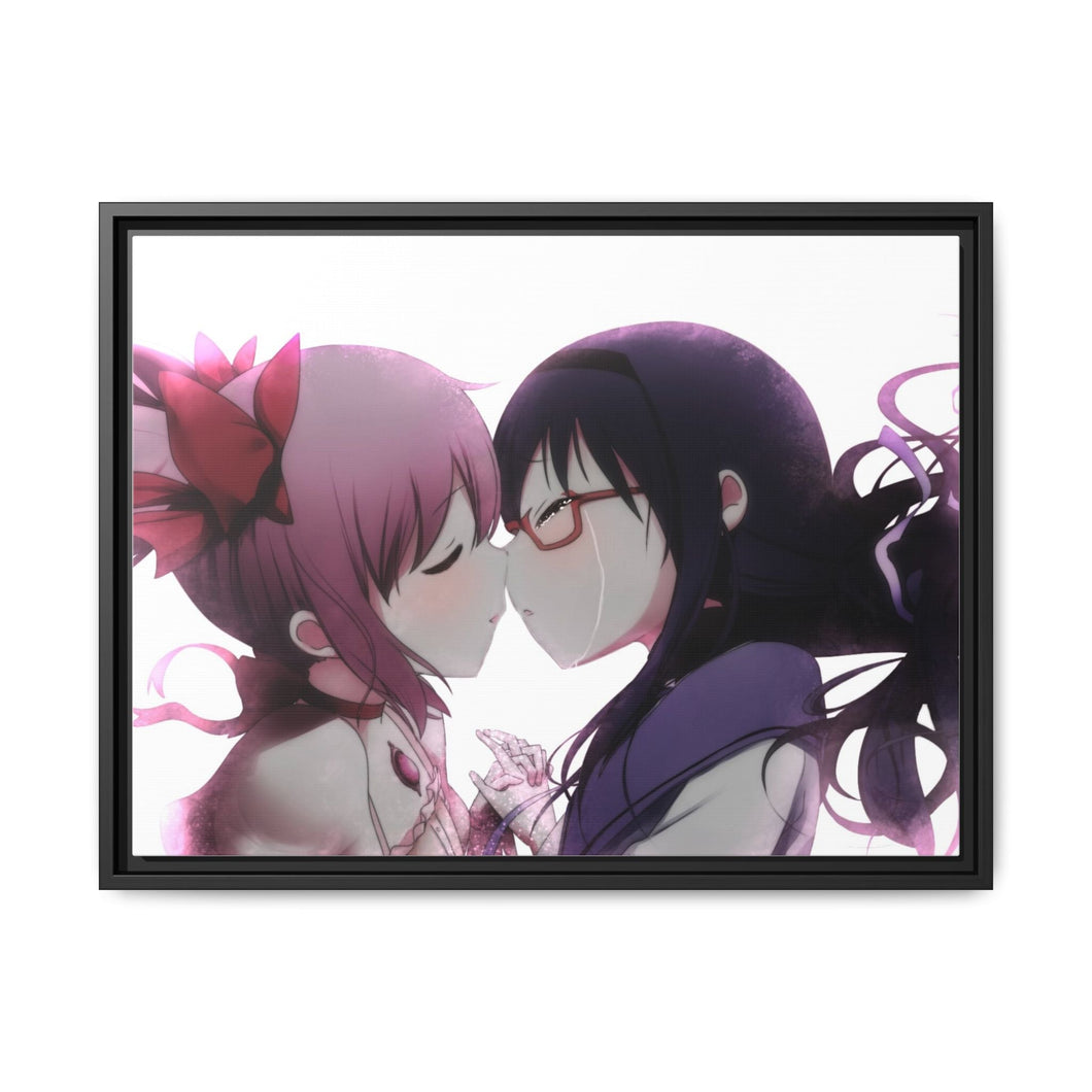 Anime Puella Magi Madoka Magica Canvas Framed Art Print