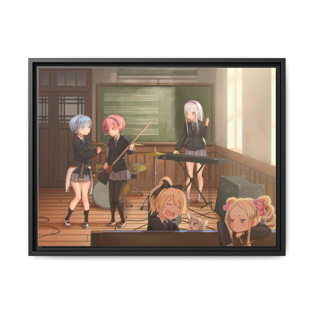 Anime Re:ZERO -Starting Life in Another World- Canvas Framed Art Print