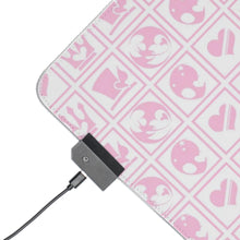 Load image into Gallery viewer, Glass Heart Princess RGB LED Mouse Pad (Desk Mat)
