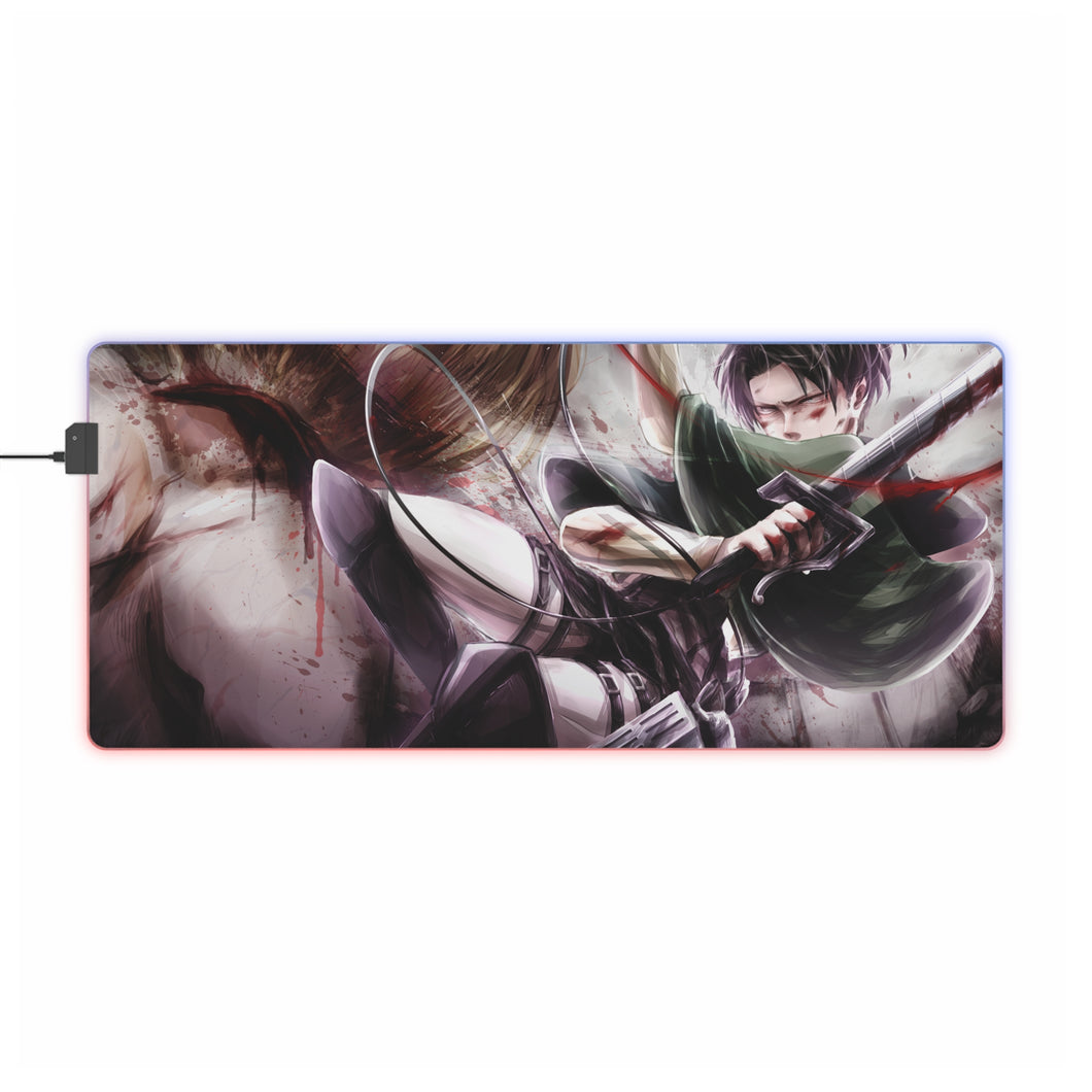 Anime Attack On Titan RGB LED Mouse Pad (Desk Mat)