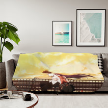 Load image into Gallery viewer, Bakemonogatari Bike Ride Sherpa Blanket
