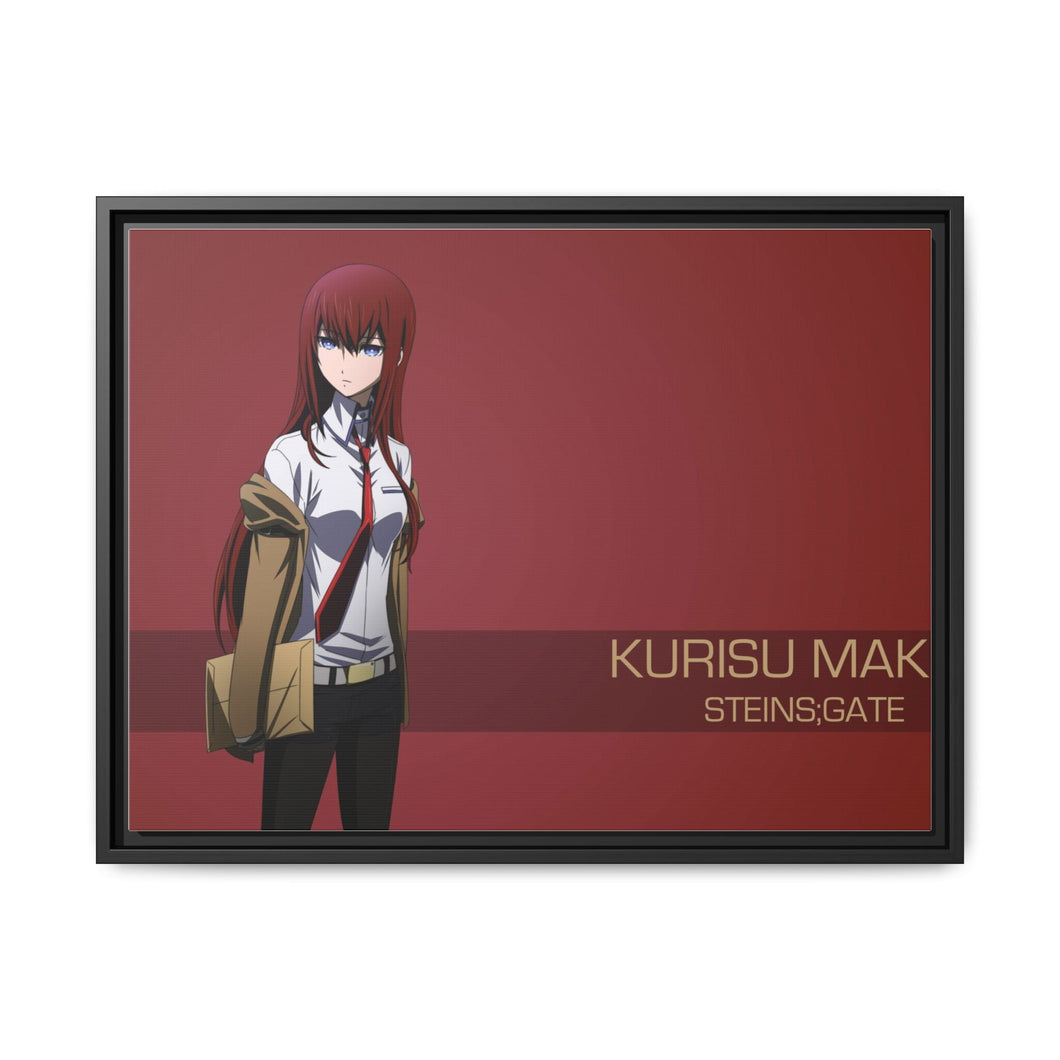 Makise Kurisu Canvas Framed Art Print