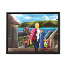 Load image into Gallery viewer, Anime Howl&#39;s Moving Castle Canvas Framed Art Print
