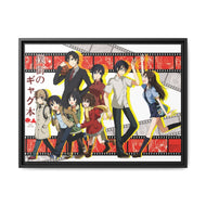 Anime ERASED Canvas Framed Art Print