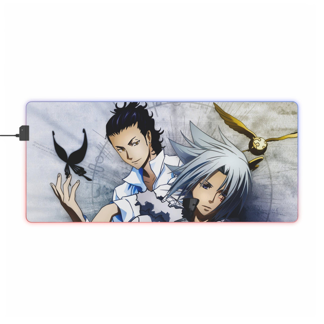 D.Gray-man Allen Walker RGB LED Mouse Pad (Desk Mat)