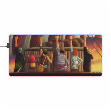 Load image into Gallery viewer, One Piece Monkey D. Luffy, Roronoa Zoro, Sanji, Tony Tony Chopper, Nami RGB LED Mouse Pad (Desk Mat)
