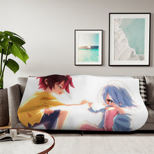 Load image into Gallery viewer, Sora and Shiro Sherpa Blanket
