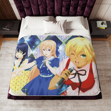 Load image into Gallery viewer, Anime Food Wars: Shokugeki no Soma Sherpa Blanket
