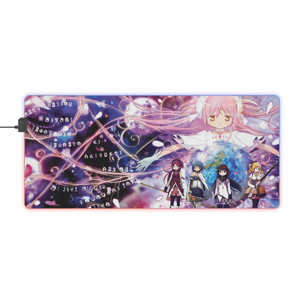 Puella Magi Madoka Magica RGB LED Mouse Pad (Desk Mat)