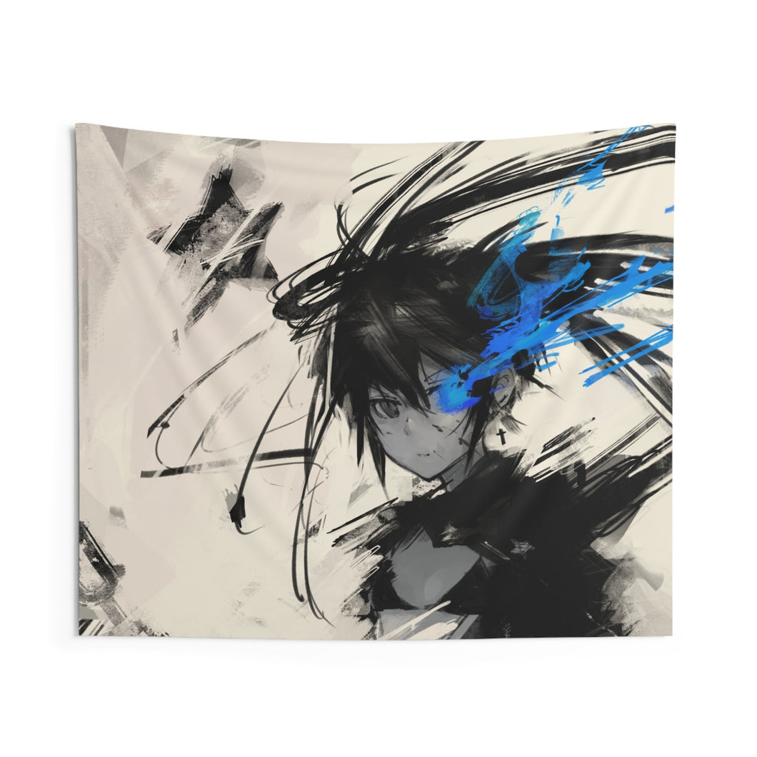 Black Rock Shooter Indoor Wall Tapestry