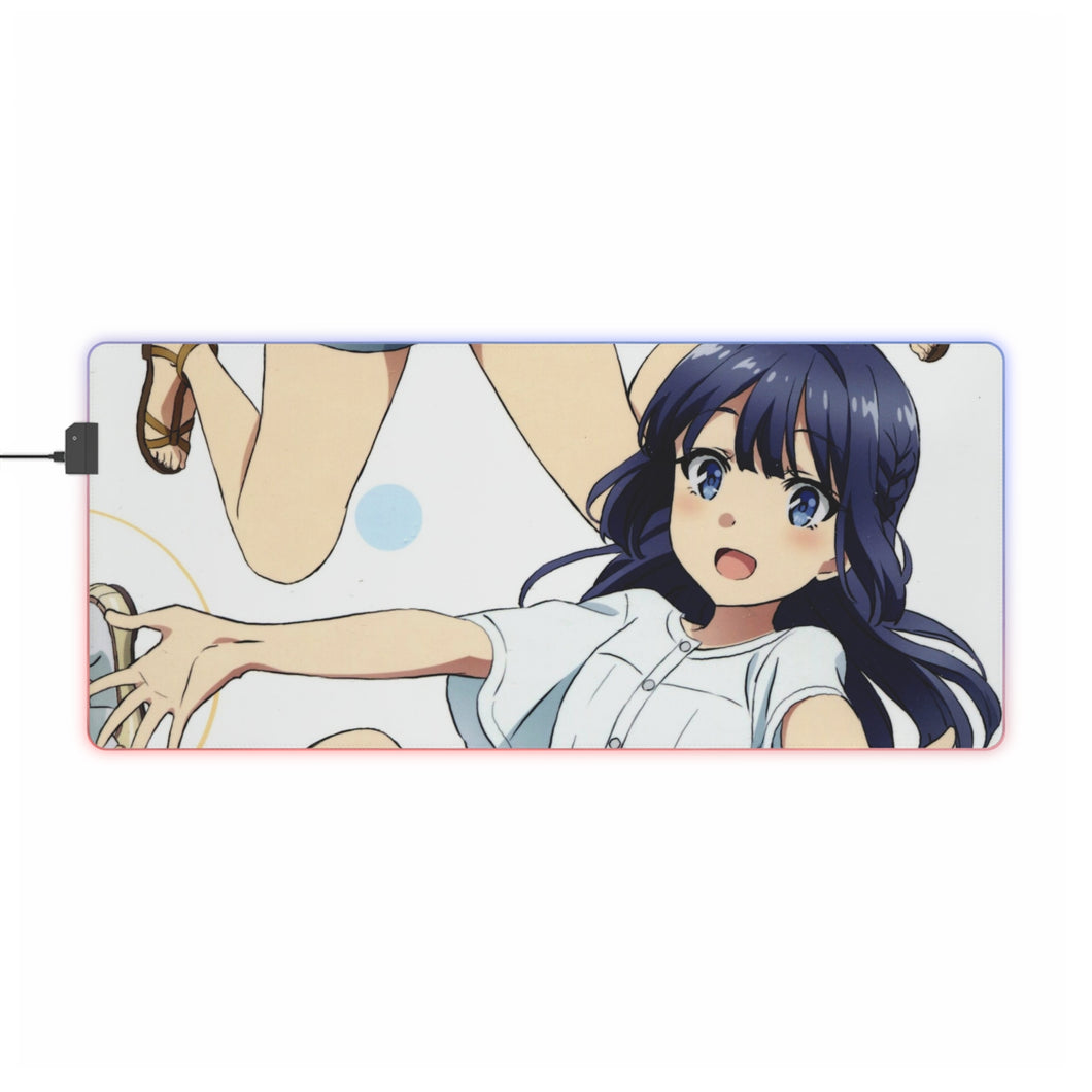Rascal Does Not Dream of Bunny Girl Senpai RGB LED Mouse Pad (Desk Mat)