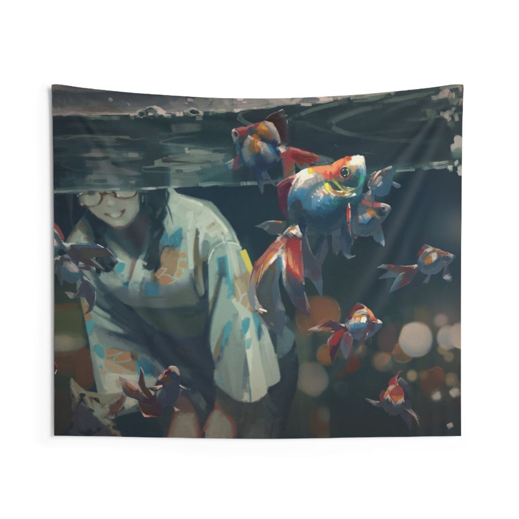Anime Animal Indoor Wall Tapestry