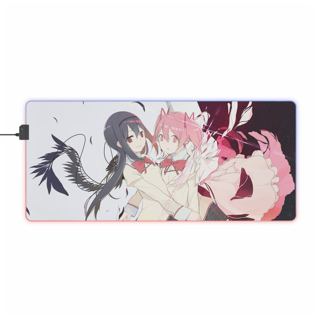 Puella Magi Madoka Magica RGB LED Mouse Pad (Desk Mat)