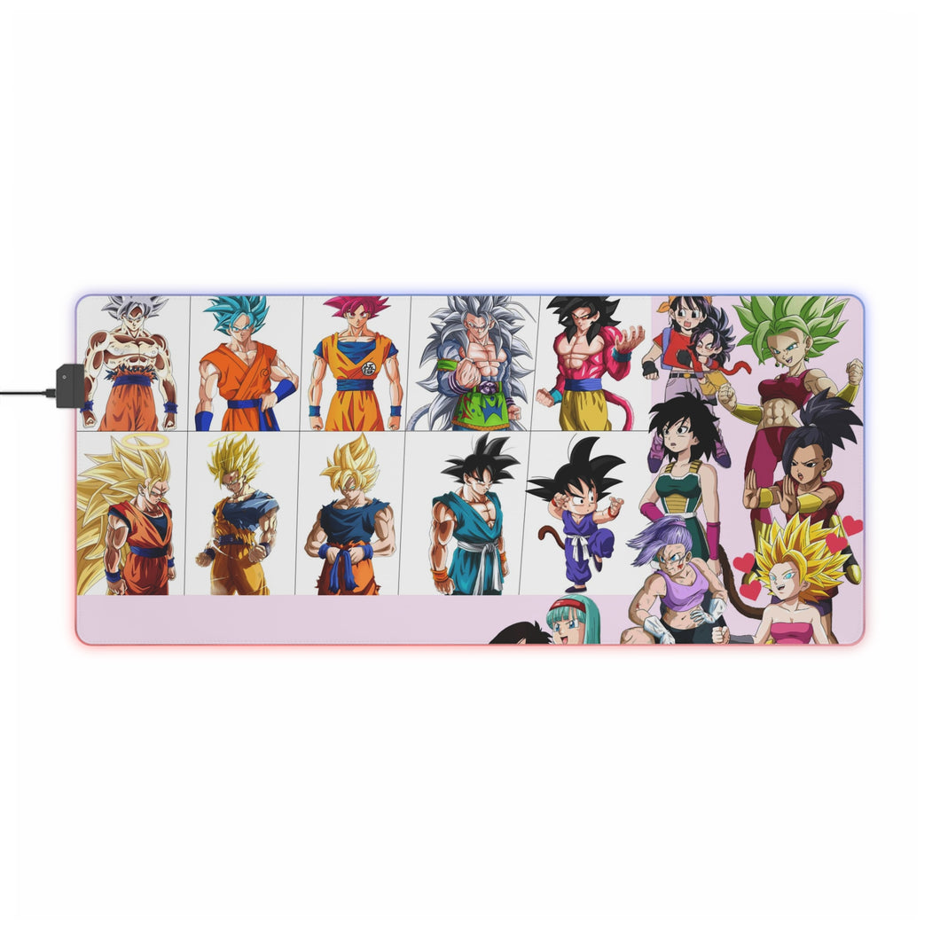 Dragon Ball Z GT Super RGB LED Mouse Pad (Desk Mat)