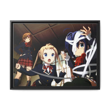 Load image into Gallery viewer, Love, Chunibyo &amp; Other Delusions Rikka Takanashi, Sanae Dekomori, Shinka Nibutani Canvas Framed Art Print
