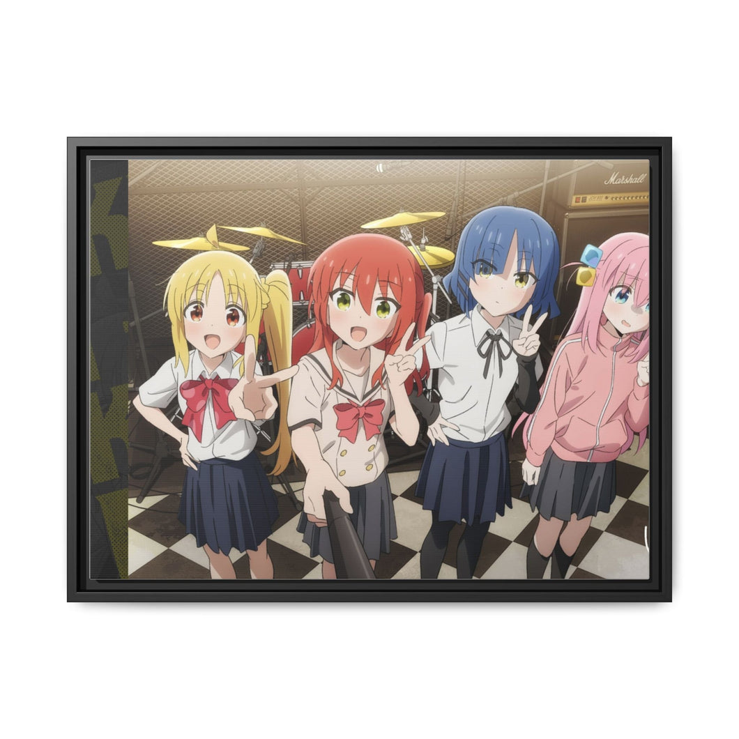 Bocchi the Rock Canvas Framed Art Print