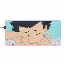 Load image into Gallery viewer, Koe No Katachi Shouya Ishida RGB LED Mouse Pad (Desk Mat)
