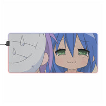 Load image into Gallery viewer, Lucky Star Konata Izumi, Kagami Hiiragi RGB LED Mouse Pad (Desk Mat)
