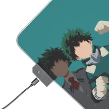 Load image into Gallery viewer, My Hero Academia Izuku Midoriya RGB LED Mouse Pad (Desk Mat)
