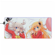 Charlotte Nao Tomori, Yusa Kurobane RGB LED Mouse Pad (Desk Mat)