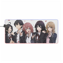 Load image into Gallery viewer, My Teen Romantic Comedy SNAFU Hachiman Hikigaya, Yukino Yukinoshita, Yui Yuigahama, Komachi Hikigaya RGB LED Mouse Pad (Desk Mat)
