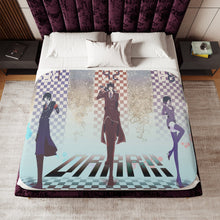 Load image into Gallery viewer, Durarara!! Izaya Orihara, Anri Sonohara Sherpa Blanket
