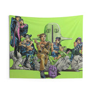 JoJo's Bizarre Adventure: Part 1-8 Indoor Wall Tapestry