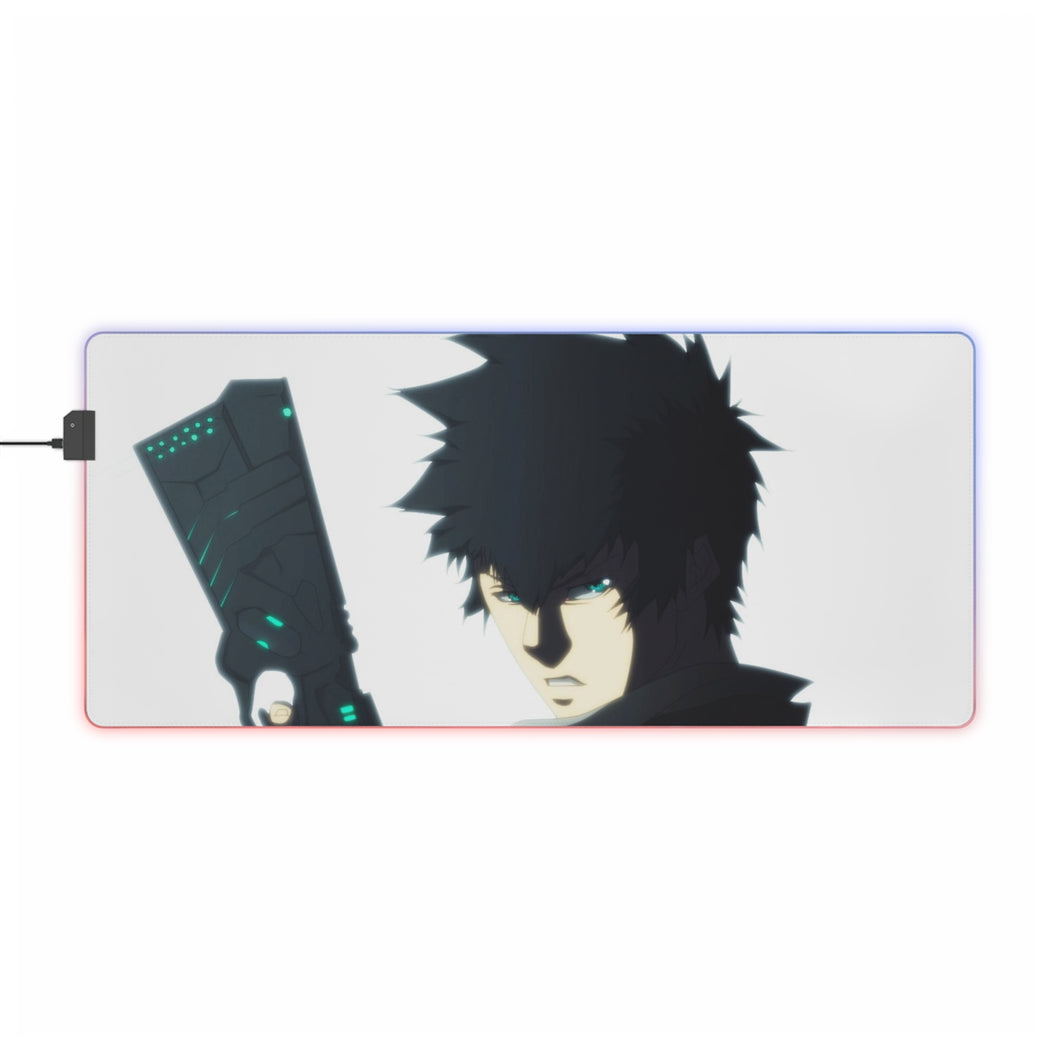 kougami with his dominator RGB LED Mouse Pad (Desk Mat)