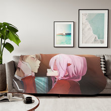 Load image into Gallery viewer, Guilty Crown Inori Yuzuriha Sherpa Blanket
