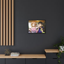 Load image into Gallery viewer, Kirito and Asuna Canvas Framed Art Print

