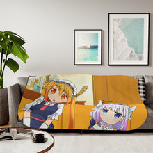 Load image into Gallery viewer, Miss Kobayashi&#39;s Dragon Maid Kanna Kamui, Kobayashi San Chi No Maid Dragon, Tohru Sherpa Blanket
