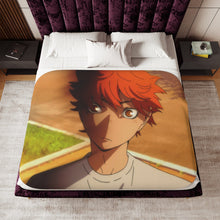 Load image into Gallery viewer, Hinata Shoyo Sherpa Blanket
