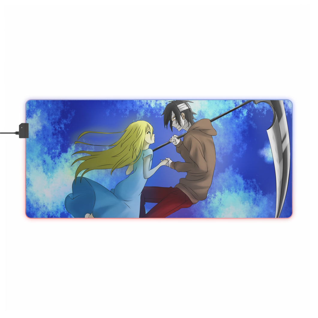 Rachel x Zack RGB LED Mouse Pad (Desk Mat)