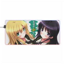 Load image into Gallery viewer, Boku Wa Tomodachi Ga Sukunai Sena Kashiwazaki, Yozora Mikazuki RGB LED Mouse Pad (Desk Mat)
