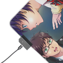 Load image into Gallery viewer, Blue Exorcist Rin Okumura, Yukio Okumura RGB LED Mouse Pad (Desk Mat)
