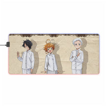 Load image into Gallery viewer, The Promised Neverland Ray, Norman, Emma RGB LED Mouse Pad (Desk Mat)
