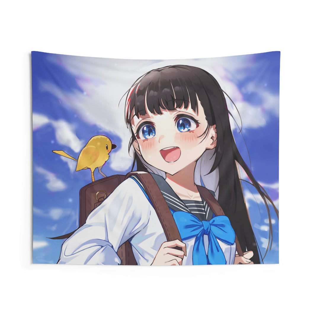 Akebi's Sailor Uniform Indoor Wall Tapestry